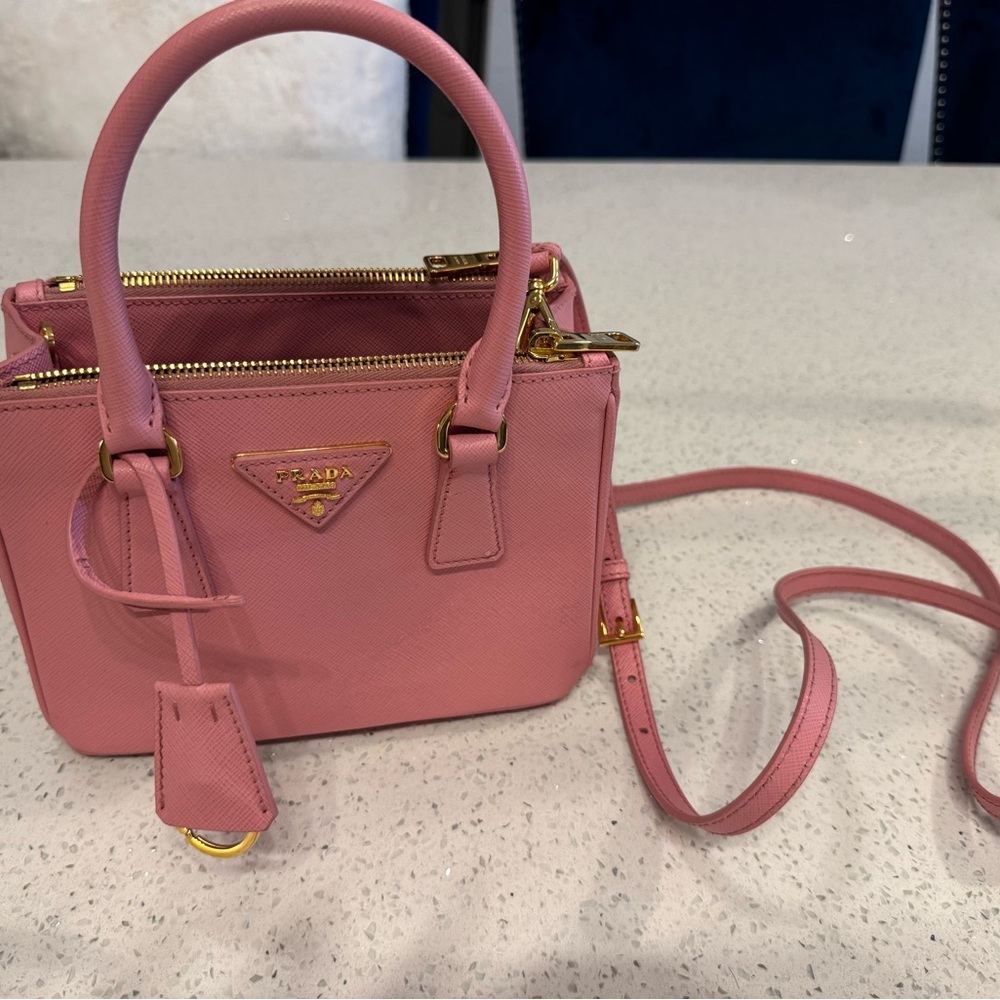 Prada Pink Mini Leather Bag